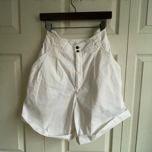 White vintage shorts